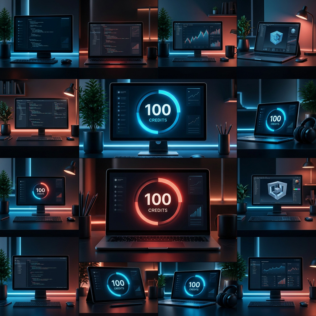 12 Workspaces de 100 Créditos
